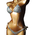 Luxury Swimwear Shiny Diamond Crystals Bikini Stripper Bling Top Rhine Beautiful Sexi Open Bikini