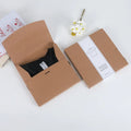 Multi Sizes Kraft Paper Garment Custom T Shirt Box Envelope Packaging With Custom Brand Sleeve