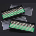 30pcs 3/2.35mm Titanium Diamond Burrs Bur Bit Set Dremel Rotary Tool Drill Bit Power Tools on Jewelry