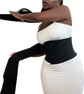 One Size Flat Tummy Wrap Waist Trainer Tape With Logo Custom Waist Wrap Tummy Control Shaper