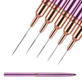 New Liner Brush Drawing Pen Nail Art Brush Set Metal HandleProfessional Kolinsky Nail Brush Nail Art Liner