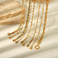 Fine Bohemian Style Anklets for Women Stainless Steel Bracelet with Chains Silver Anklet Jewelry