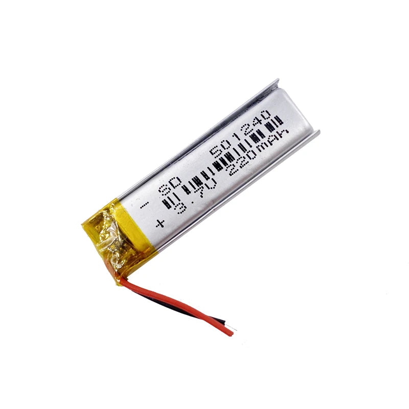 501240 051240 220MAH Cell Lipo Battery 3.7V Lithium Polymer Battery