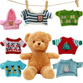Cute Mini Hoodies Sweater Clothes for 30 cm Bear Animal Plush Toys Cotton Stuffed Plushie Doll Clothing Dress up Game
