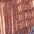 Natural Champagne Garnet Micro Faceted 2mm Cube Beads for DIY Jewelry Making