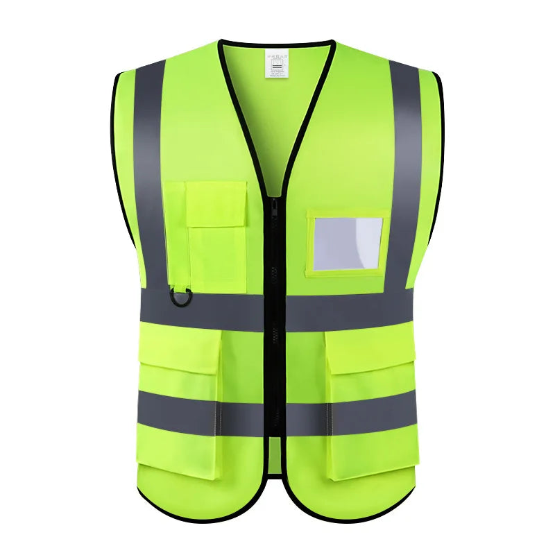 Premium Durable Fabric High Visibility Reflective Safety Vest Safety Reflective Clothing Waterproof Reflective Vests