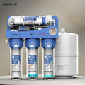 OEM 75 GPD Pressure Gauge RO Water Filter with Pressure Tank 5-Stage Reverse Osmosis System for Home Office Use