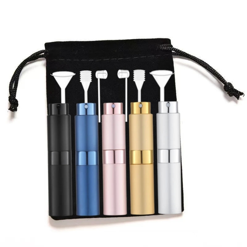 Wholesale 8ml Holiday Gifts Small Capacity Perfume Bottle with Screen Printing Spray Cap & Pump Sprayer