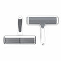 Pet Dog Hair Remover Long Handle Two Way Adhesive Lint Reusable Sticky Roller Plastic Fleece Grooming Tool Stocked
