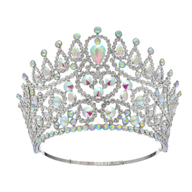 ROMANTIC Princess Bride Crown Rhinestone Crystal Wedding Headwear Girls Birthday Tiaras
