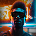 Suppliers Party Favor Glasses Glowing Eyes Glasses Led ABS Sunglasses for Party Concert