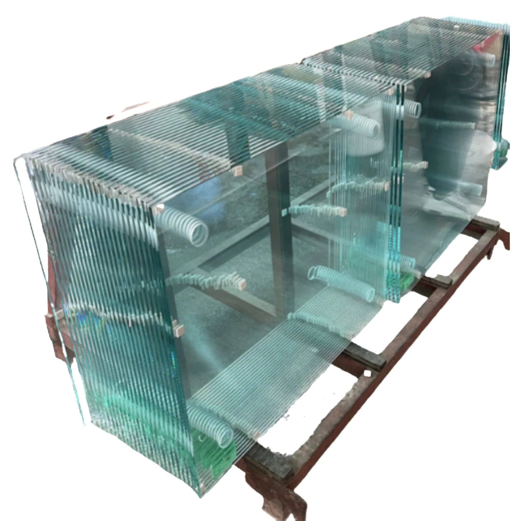Factory Wholesale Tempered Safety Glass Panels for Outdoor Staircase Industrial Hotel Use Cut to Size Building Glass