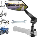 Mountain Bike Rearview Mirror Electric Vehicle High-Definition Flat Reflective ABS Cycling Accessory MegaBDM