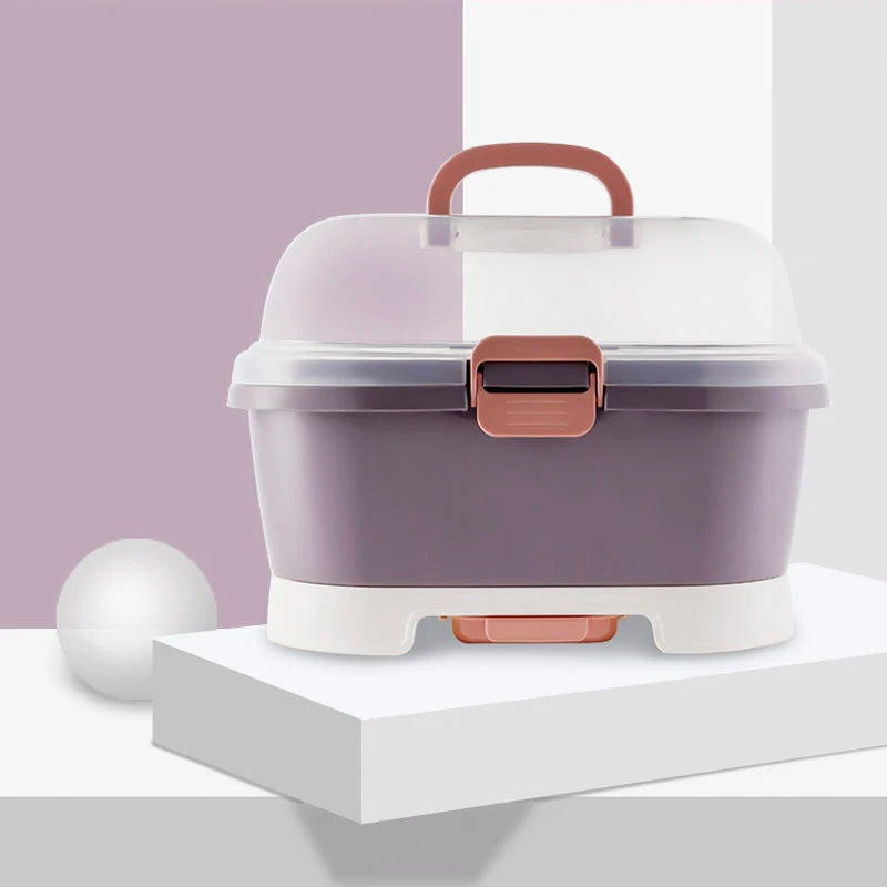 High Quality Easy Carrying Baby Feeding Bottle Storage Box Disassembly Strong Bearing Bottle Storage Box