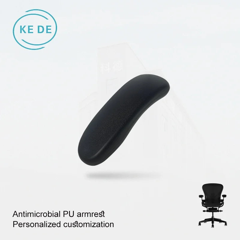 KEDE Manufacturer Adjustable Comfortable PU Office Chair Armrest Pads for Eco-Friendly Design Easy Clean Office Furniture Parts