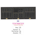 Wholesale New Arrival Beige Microfiber Jewellery Shop Props Ring Necklace Earrings Jewelry Display Stand