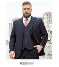 European and American Men's Suits Large Size Business Interview Dress Business Wedding Plus Fat Size Men's Suit