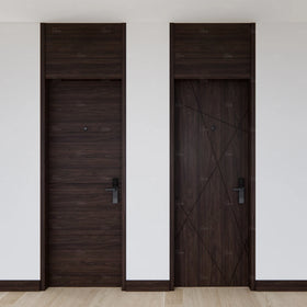 U-L Standard Door with Frame Soundproof Modern Interior Door Hotel Internal Wood Doors
