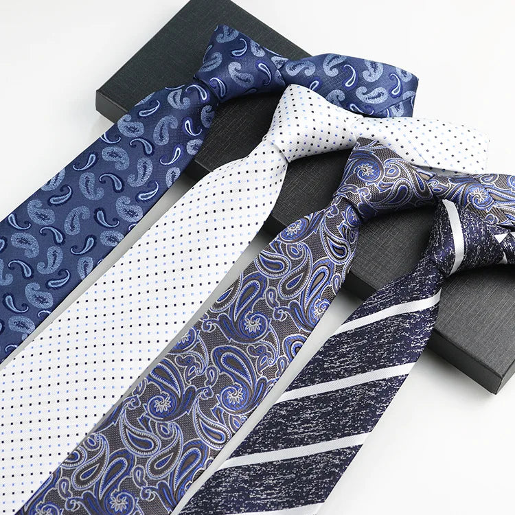Wholesale Men's Business Gentleman Leisure Necktie Professional Formal Striped Tie Accessories