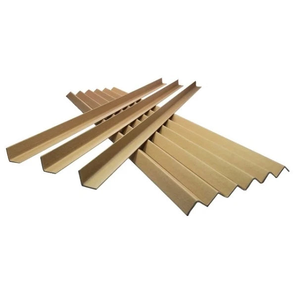 Wholesale Recycled Kraft Paper L-Shape Edgeboard Angle Bead With Guard Edge Protector for Packaging Application