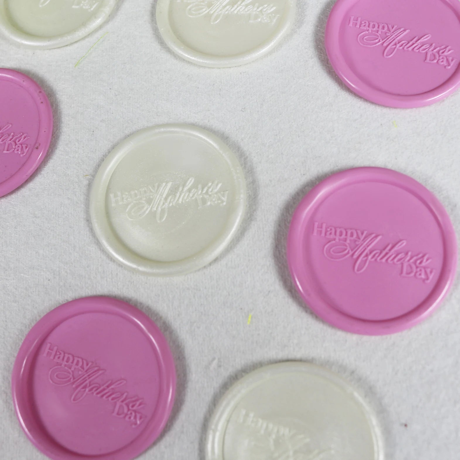 Personalized Monogram Handmade Wedding Wax Seal Stamp Custom Printed Round Mother's Day Wax Seals