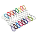 Creative Colorful Braided Hand Weave Rope Strap Wrist Band Key Chain Woven  PU Leather Cord Keychain