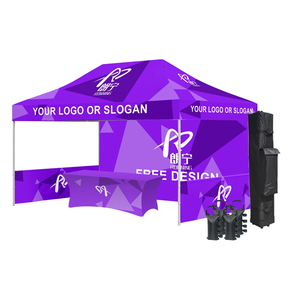 Wholesale Outdoor High Quality 3*3 3x4.5m Shelter Sunshade Waterproof Roof Rainproof Carport Pop up Trade Show Canopy Tents