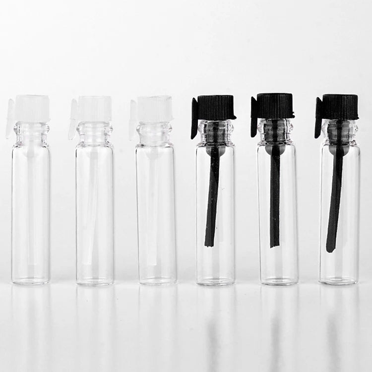 Mini 1ml 2ml 3ml Glass Perfume Vials Sample Tester Bottle Tube Glass Bottles