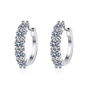 S925 Sterling Silver Premium Mosan Diamond Earrings Moissanite Jewelry