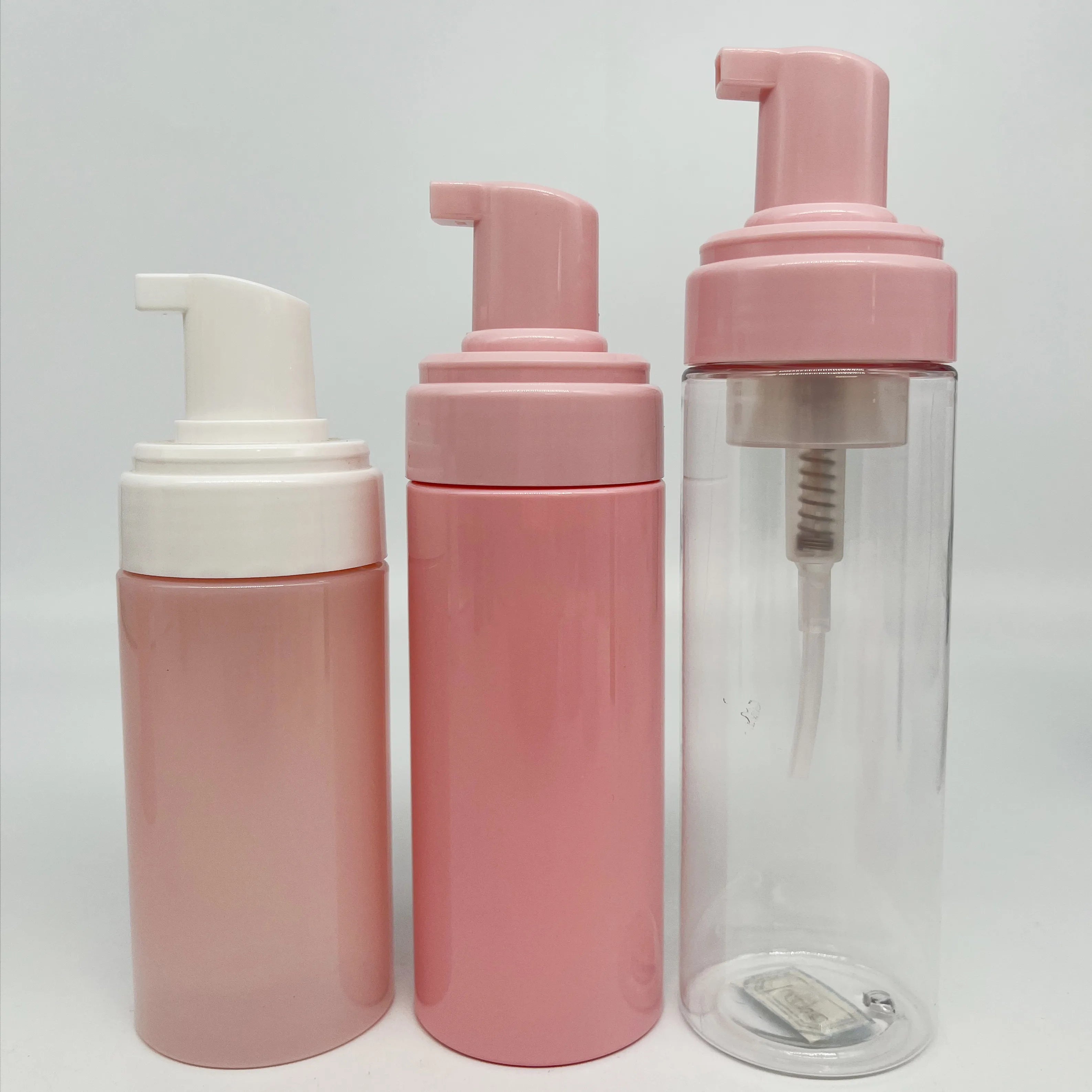 Wholesale 50ml 100ml 120ml 150ml 200ml Hand Liquid Soap Cleanser Plastic Foaming Foam Pump Bottle with Pump Top Dispenser