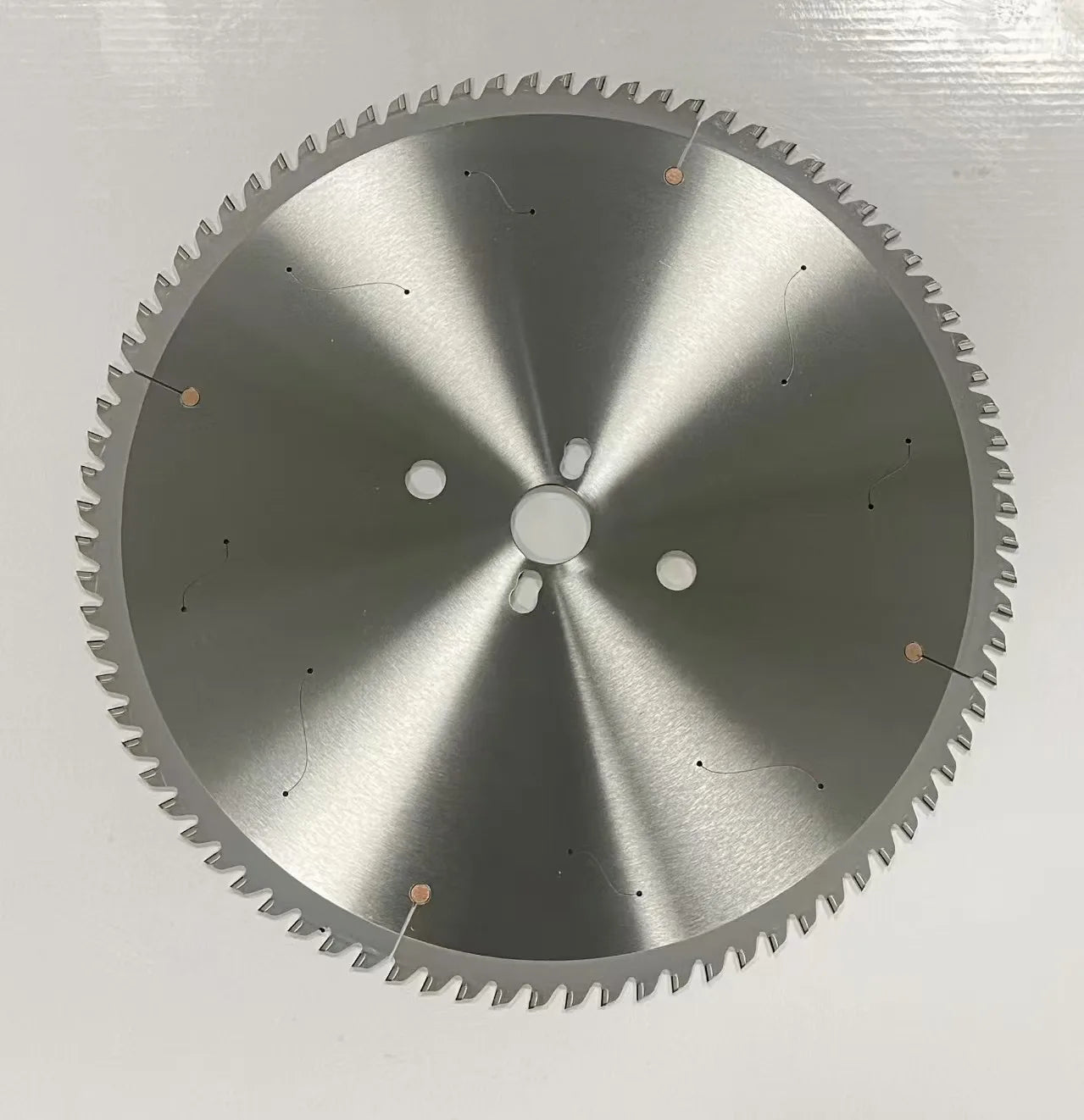 Industrial Grade 300mm 12in 80T ATB/TB Teeth Circular Saw Blade Laser-Welded Precision Panel Saw for Accurate Wood Cutting White