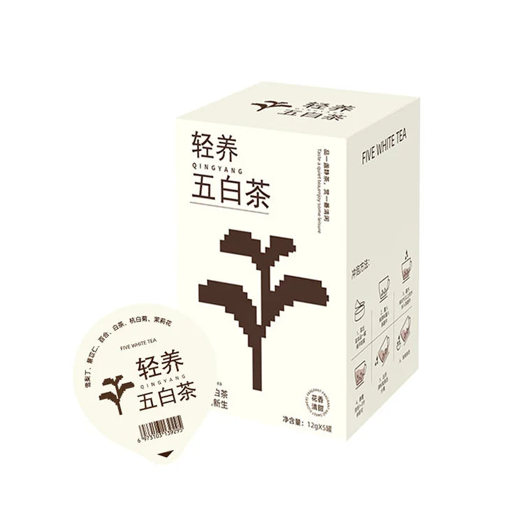 Chinese Herbal Health Tea Skin Whitening Beauty White Chrysanthemum Jasmine White Tea