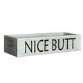Small Multifunctional Rectangle Wooden Storage Box 2 Sides Silk Printed Logo for Home Sundries or Wooden Planter Storage