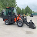 TOSH 4x4 Tractor With Loader and Backhoe Excavator China Cheap Backhoe Loader for Sale