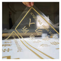 UV Resistant Vinyl Custom 3D Cut Out Dot Logo Letter Anime Van Transparent Car Body Window Decals with UV Printing