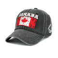 Canada Caps Men Women Summer Fashion Dad Hat Snapback Stick Flag Letter Embroidery Black White Baseball Cap Women Gorras Hombre
