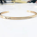 BMZ 2026 New logo Free Engraved Stainless 3mm Width Open Bangle Blank