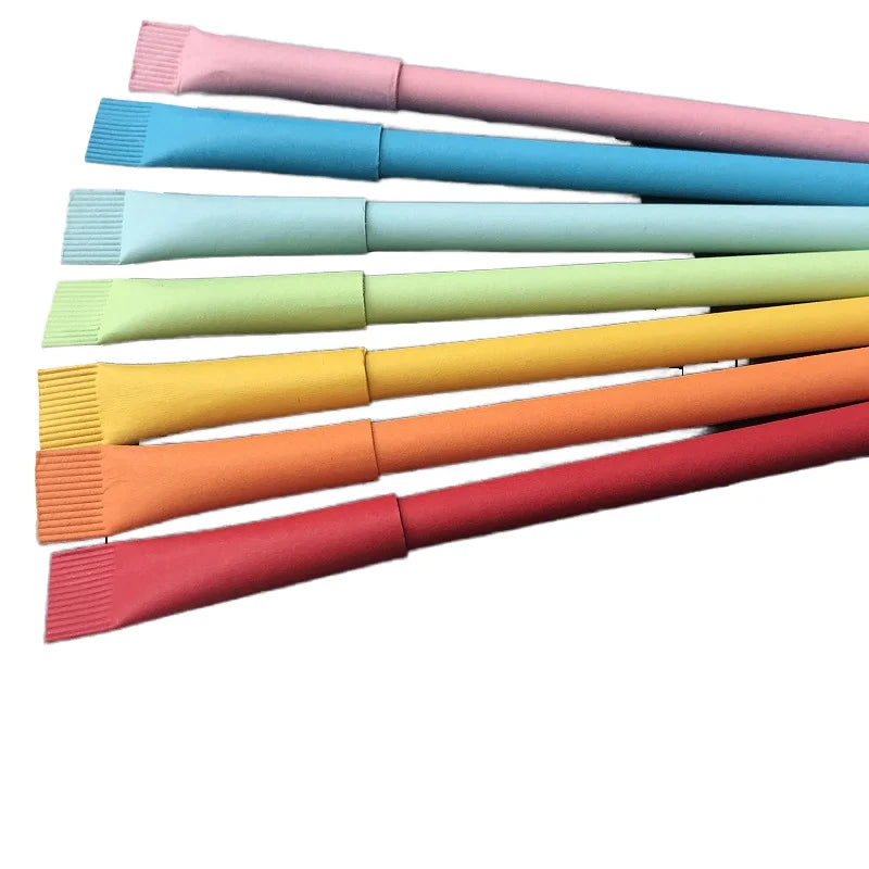 Eco-Friendly Custom Logo Printed Recycled Ballpoint Pen Personalized Paper Gift Sports Promotion Pen