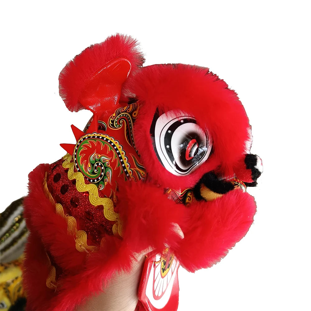 Mini Lion Dance Gift Style C Chinese Traditional Gift Old Master Lion Head