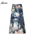 Personalized Printed 1mm Thick Folding Fabric Suede Yoga Mat Manufacture Customizable Mat