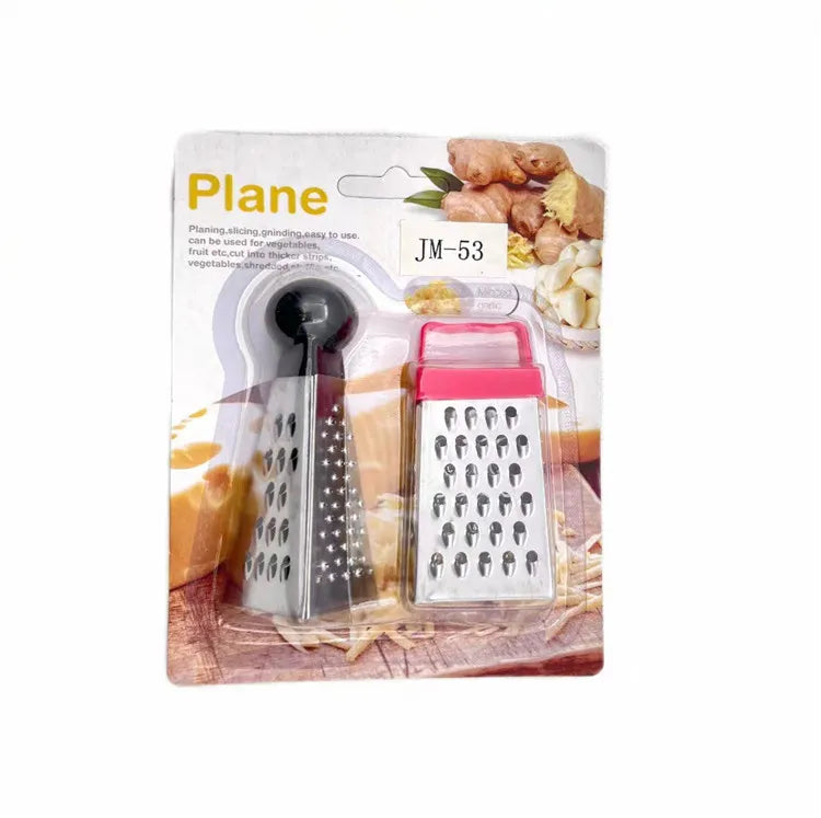 Kitchen Tools Gadgets Set With Plastic Holder Stainless Steel Mini Triangular Planer Four-sided Planer Set Color Customized