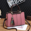 2024 Faux Leather Luxury Ladies Fashionable Big Travel Tassel Handbag Tote Bag