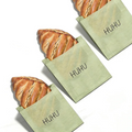 Fast Food Grade Brown Disposable Sandwich Paper Bags for Donuts and Baguettes Pointed-Bottom Bakery Greaseproof Paper Bags