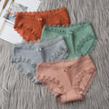 Cheap Underwear Cotton Breathable Lace Cute Girl Briefs Sweet Female Panties Wholesale Women's Cotton Briefs