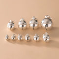 6mm-18mm Sterling Silver Bell Charms Jingle Bell Charm 925 Silver Round Bells