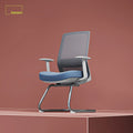 Comfortable Modern Design Mid Back Conference Staff Chair Mesh Ergonomic Visitor Chair Mesh Office Chair for Meeting Room Use