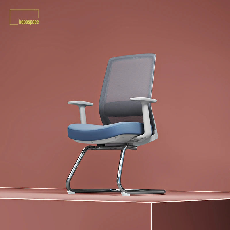 Comfortable Modern Design Mid Back Conference Staff Chair Mesh Ergonomic Visitor Chair Mesh Office Chair for Meeting Room Use