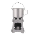 Camping Wood Stove Outdoor Stove Tent Tarp Portable Folding Stainless Steel Wood Burning Backpacking Stove Outdoor Cooking