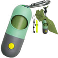 Luxury Dog Waste Bag Holder with LED Flashlight and Odor Control Rubber Material