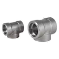Tee 2\" ASME B16.11 Forging Fitting Female Thread SW Cs A105 6000# 3000lb 6000# 3000lb A350 LF2+N Pipe Fittings